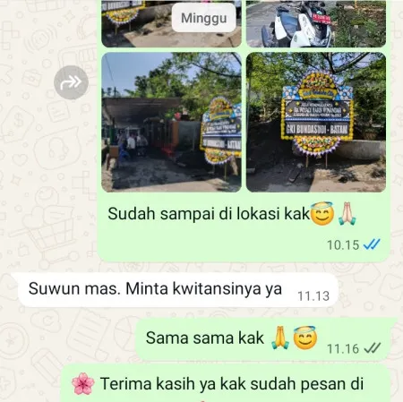 Pengiriman Papan Bunga Duka Mangga Besar