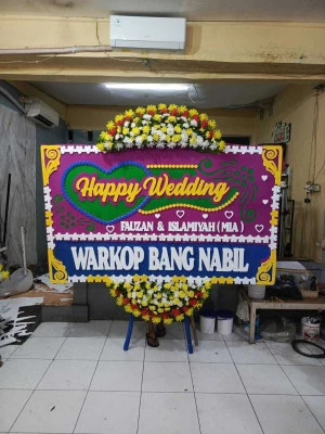 Papan Bunga di Mangga Besar