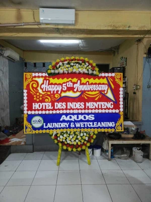 Papan Bunga di Mangga Besar