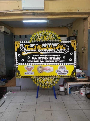 Papan Bunga di Mangga Besar