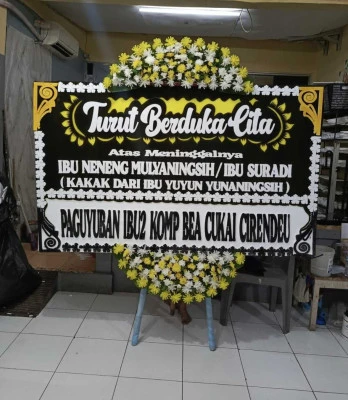 Papan Bunga di Mangga Besar