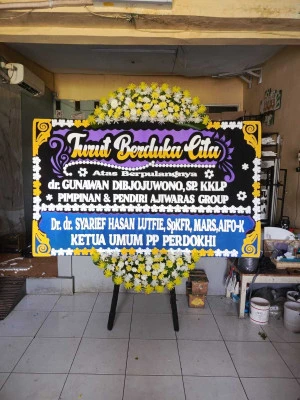 Papan Bunga di Mangga Besar